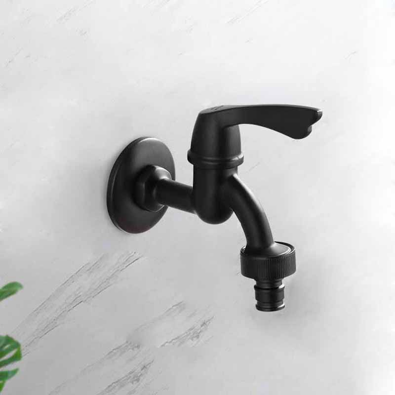 

Washing Machine Faucets Black Finishing Wall Mounted Bibcock,Copper Outdoor Garden Faucet Washing Machine Tap Small tap