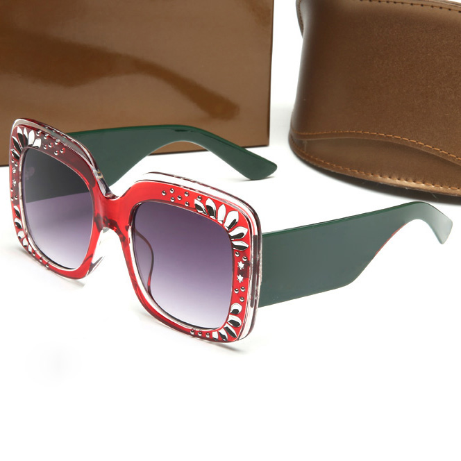 

Fashion Diamond Sunglasses 2019 Sunglasses Luxury Designer Oversized Sunglasses Vintage Glasses Brand Women Designer Eyeglasses 5 colors