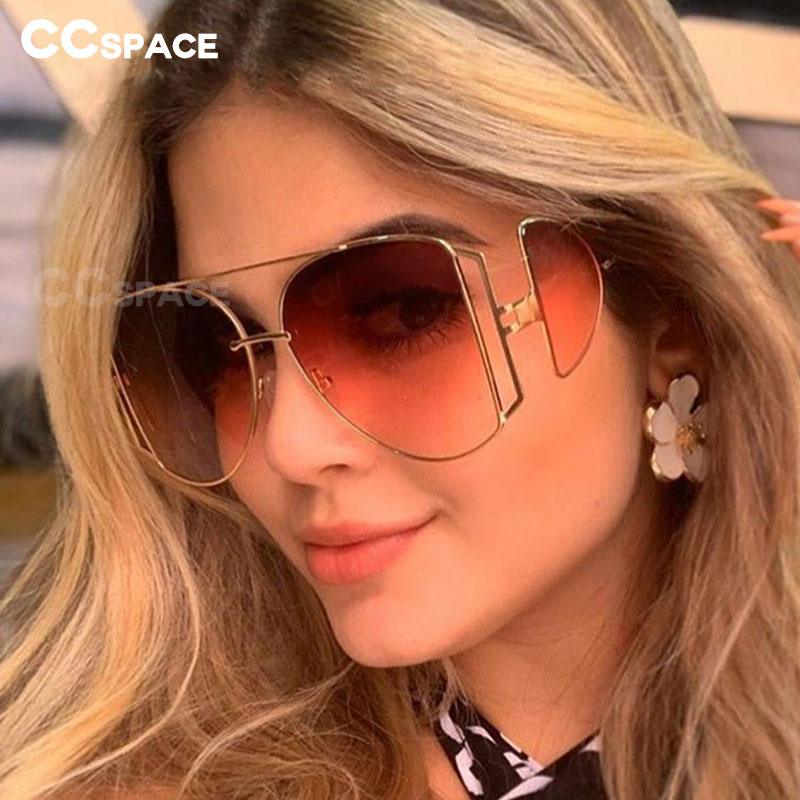 

Sunglasses 46261 Big Frame Side Mirror Punk Men Women Fashion UV400 Glasses