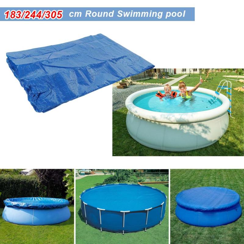 

Swimming pool cover Square/Round Solar anti-UV Dustproof Waterproof Large Pool cover Outdoor Fit 6FT/8FT/10FT