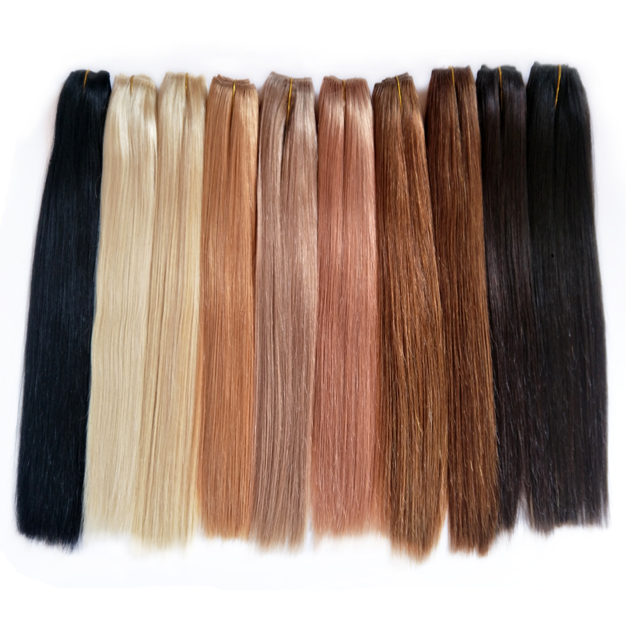 

Brazilian Human Hair Weave Virgin Hair Straight Remy Human Hair Extension Deals 12" To 24" Unprocessed Factory Direct 15 Colors Available, Indian hair