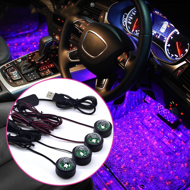

Car Foot Star Starry Light Multicolor For G01 F20 G30 F30 F31 E36 E39 E87 E60 E46 E91 X1 X3 X5 E53 Auto-Styling Accessories