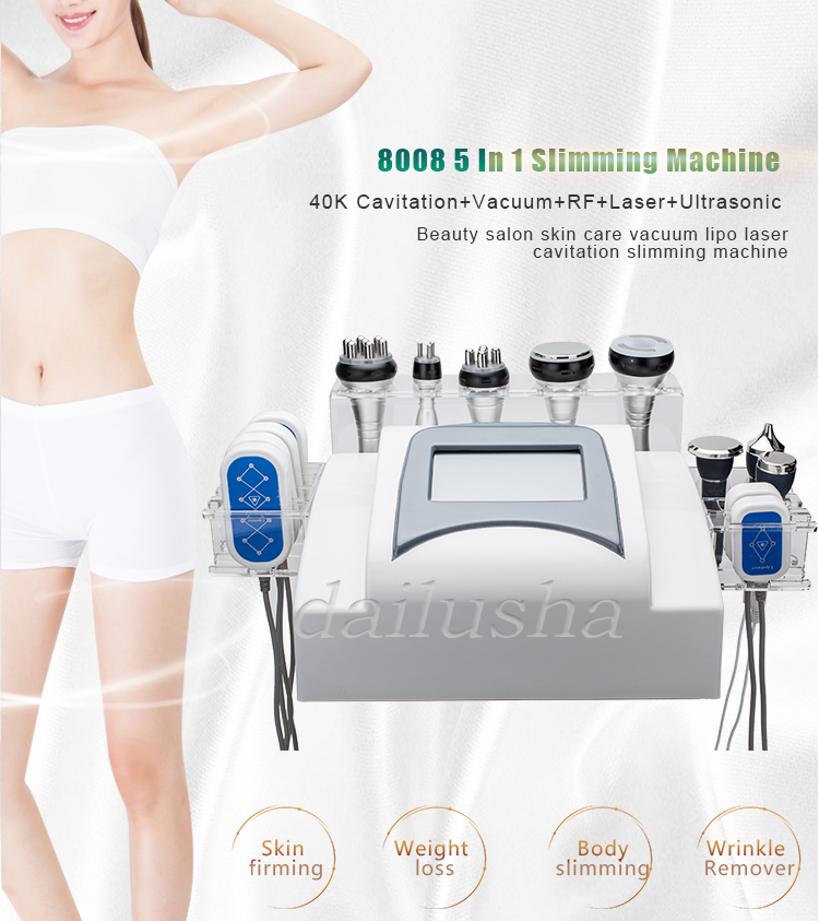 

Multifunction 9 in 1 ultrasonic cavitation vacuum rf lipolaser body slimming cellulite removal machine Beauty Salon home Uuse