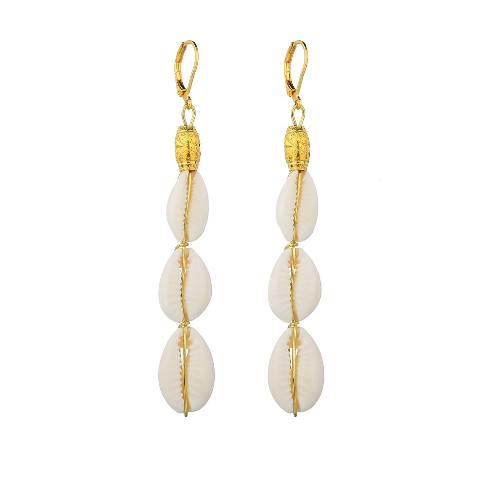 

Ornament Ornament Bocimi Second Long Fund Conch Shell Earrings Earring Ear Nail