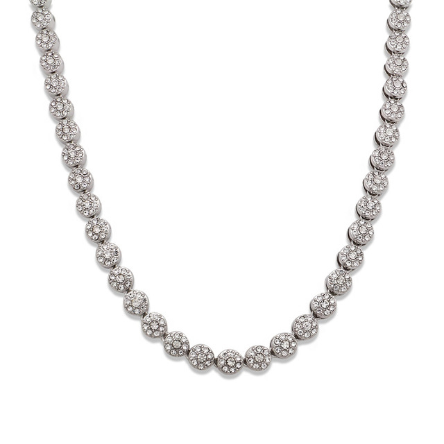 silver necklace