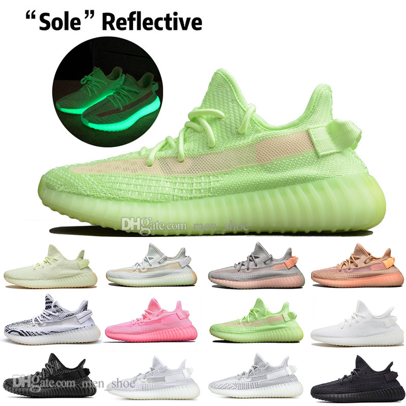 

Sale Kanye West Clay V2 Static Reflective Rainbow discoloration Mens Running Shoes Hyperspace True Form Zebra Women Sports Designer Sneakers, #14