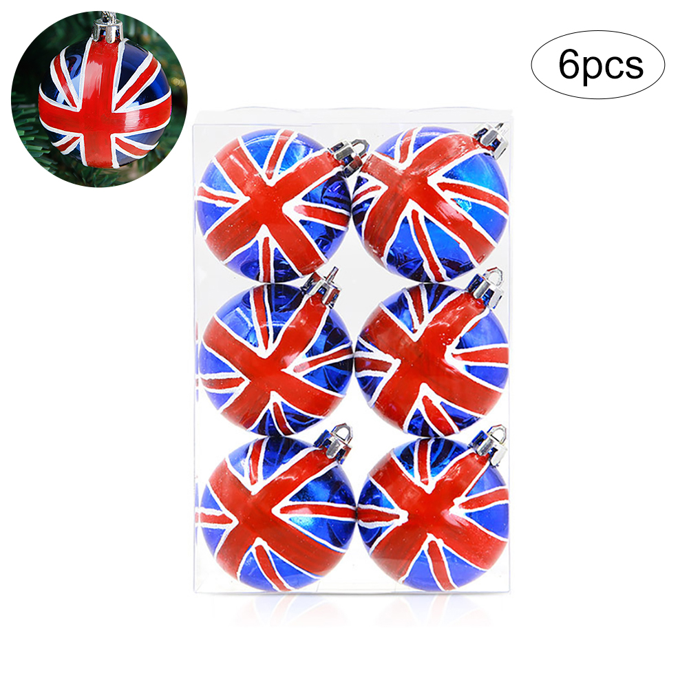 

1 Pack Shatterproof Baubles Christmas Tree Baubles Ornaments Painted Balls Decorative Hanging Xmas Balls Decoration 2.4"