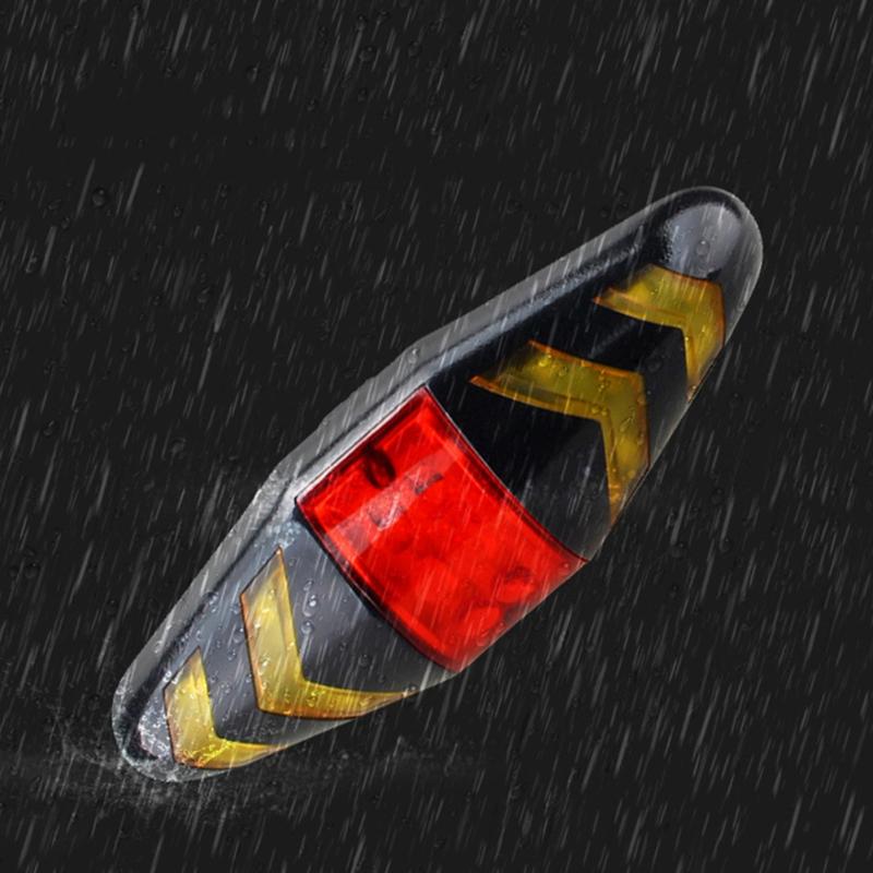 Bicycle Turn Signal Wireless Remote Mountain Bike Taillights Cycling Lights Flashing Headlights Black-image-542202924