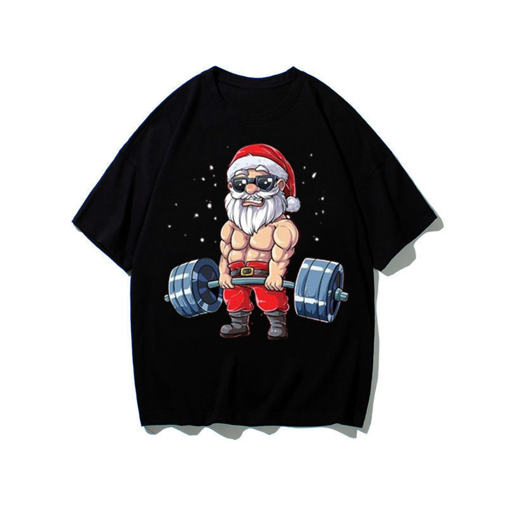 

Women' Christmas T shirt Fashion Short Sleeve Round Collar Casual Santa Gift Print Hipster Christmas Top Party Style tShirt, Design 1