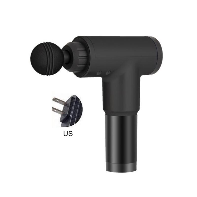 

Black Physiotherapy Muscle Massage Gun Health Massage Deep Relaxation Device High Frequency Vibration Fascia Gun