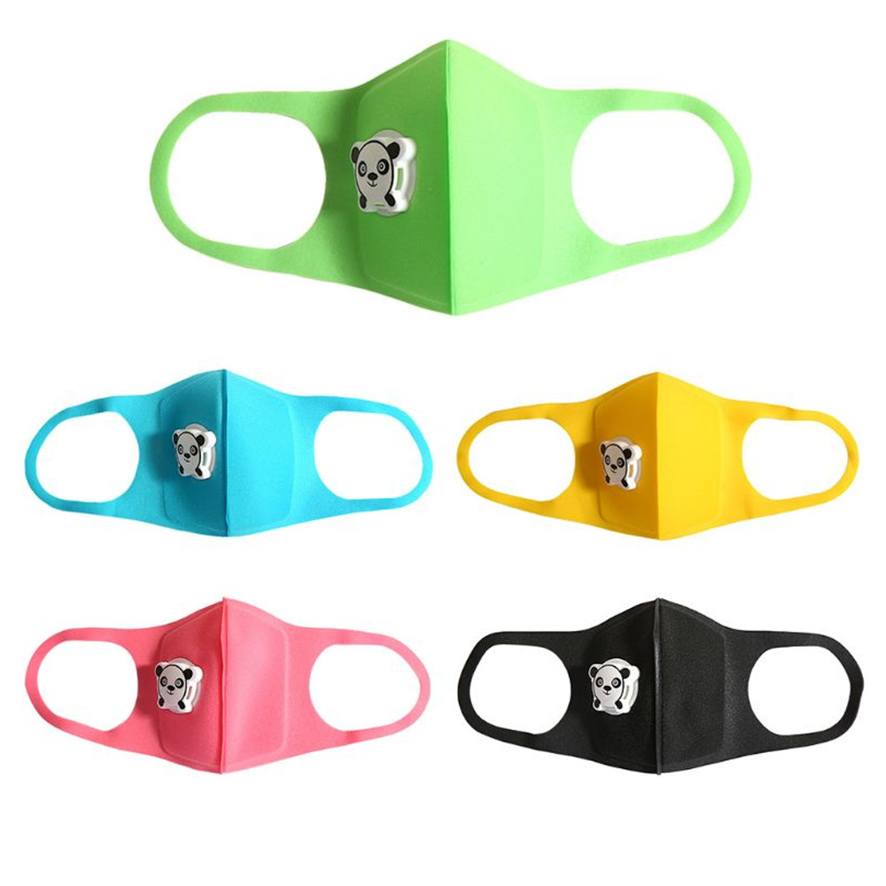 Cheap Cute Party Mouth Mask With Panda Shape Breath Valve Anti Dust