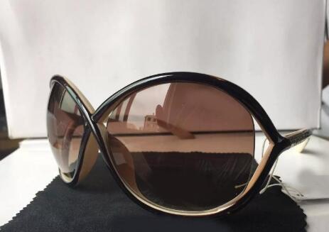 

For Erika New Ford Qualtiy Luxury-high With Sunglasses Woman Tom Eyewear Brand Designer Fashion Sun Glasses Man Original Ivfnj, White;black