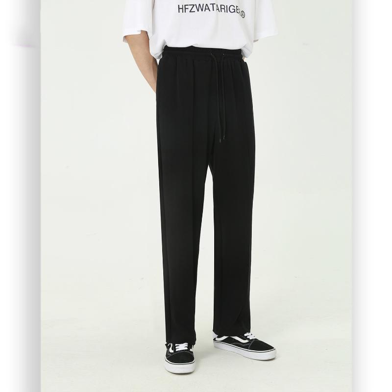 

New Male Women Streetwear Hip Hop Couple Pant Long Trousers Men Summer New Casual Pant Sweatpants Jogger, Black
