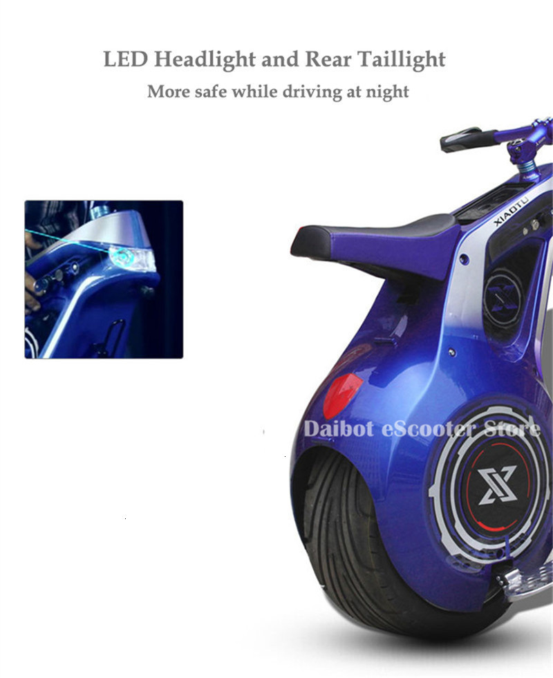 Powerful Electric Scooter One Wheel Self Balancing Scooters 19 Inch Motorcycle 800W 60V Electric Unicycle Scooter With APP (6)