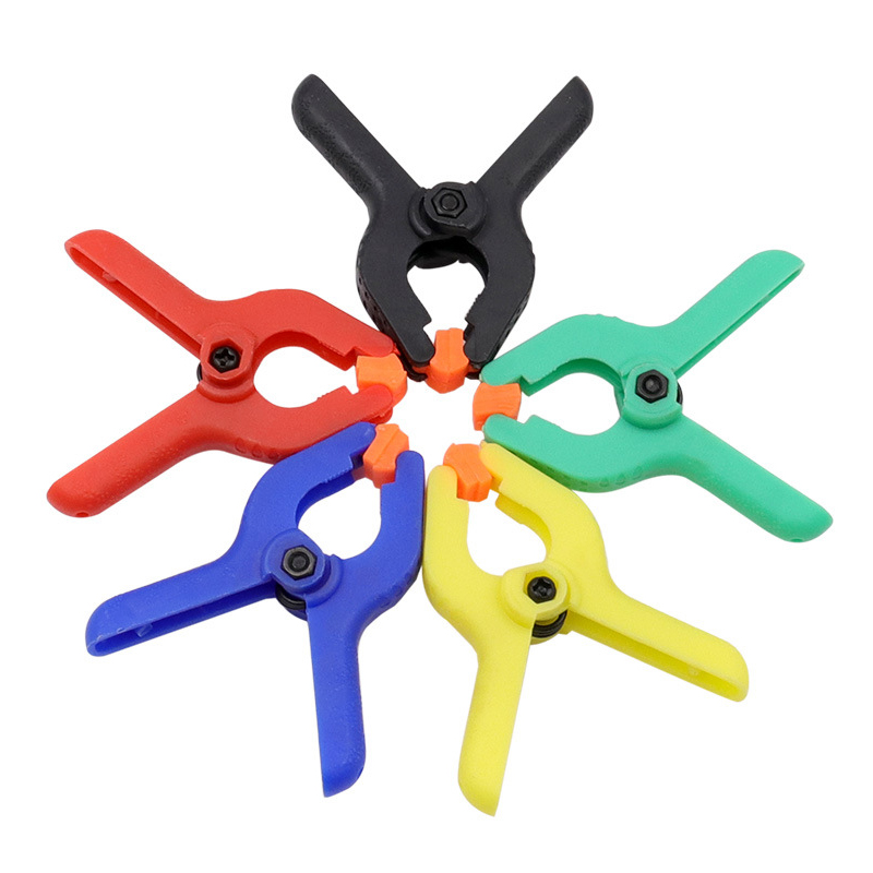 

5pcs 2 inch Nylon Toggle Clamps Spring Clamp Plastic DIY Tool For Woodworking Photography Plate Studio Background Lighting Clamp