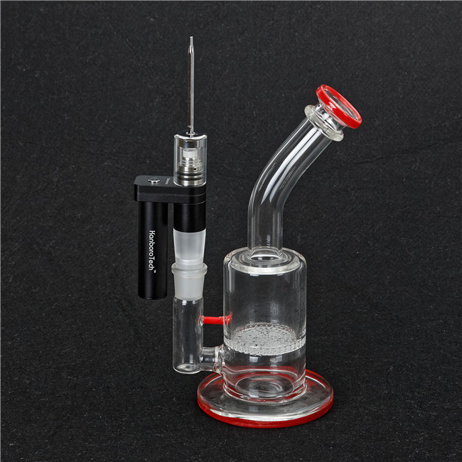

1pc Kanboro Subdab Pro ENail Wax Vaporizer Kit E Cigarettes Ceramic Coil Electric Dab Rig Concentrates Oil E Nail Dry Herb Dabber for Glass Water Filter Bongs Vape, Black