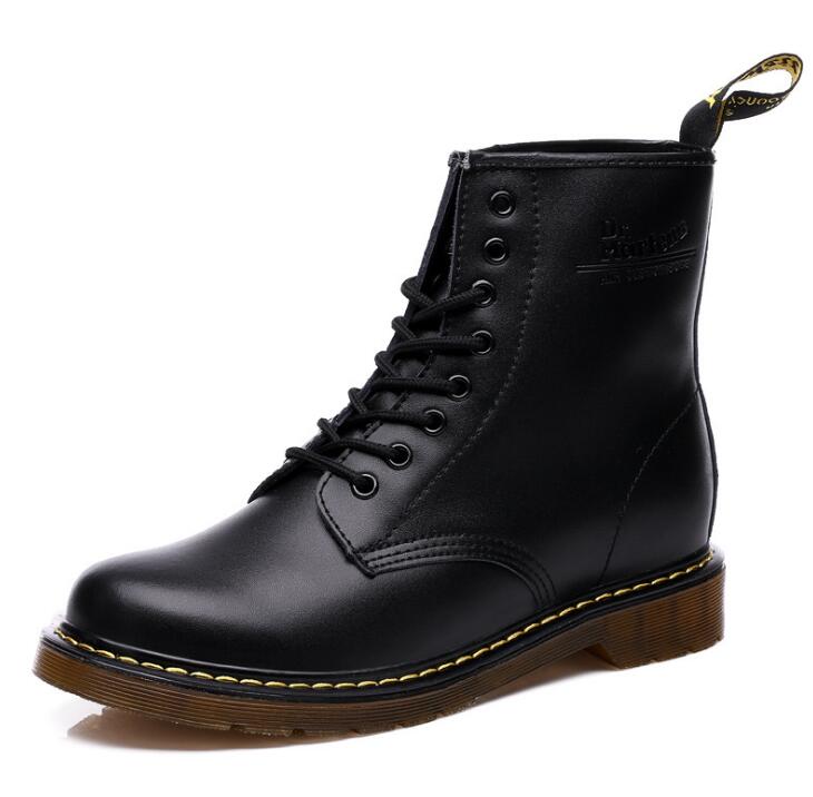 High quality split Leather Men Boots Brand Men Snow Boots Winter Boot Fur Warm Comfortable Boots Dr with shoes box ST324