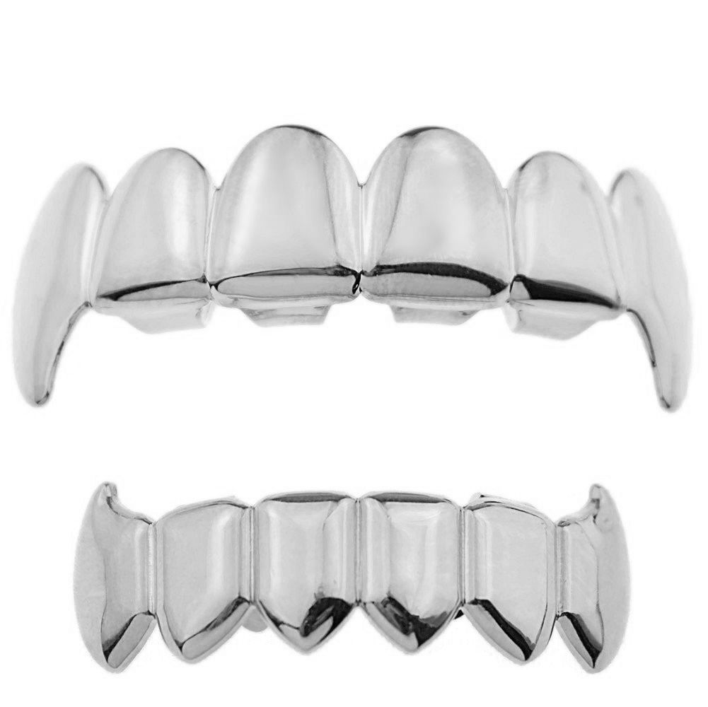 

Hiphop Gold-capped Teeth Set Gold Grill Decoration Tooth Set