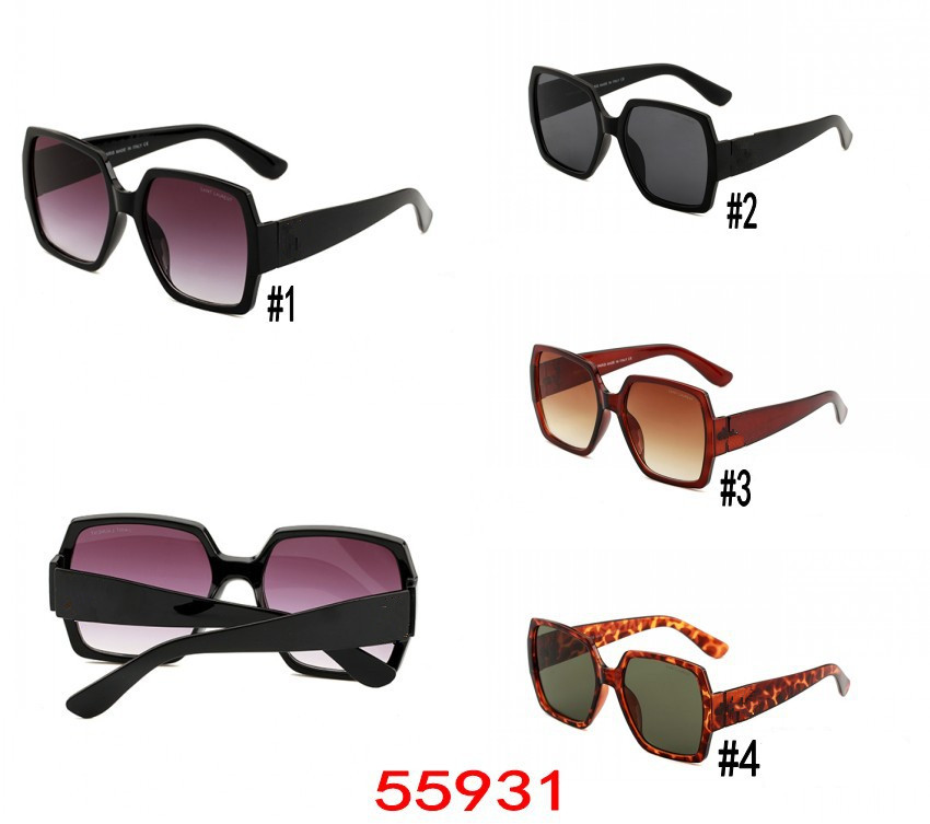 

10pcs,55931 sunglasses brand designer high Quality wholesale price summer Spring Men Sunglasses women big frame goggle Male Sun Glasse, White;black