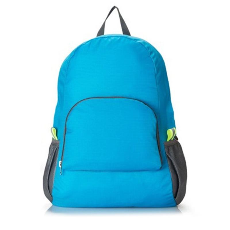 

Hiking Bag Rucksack Lightweight Foldable Waterproof Nylon Women Men Skin Pack Backpack Travel Outdoor Sports Camping, Green color
