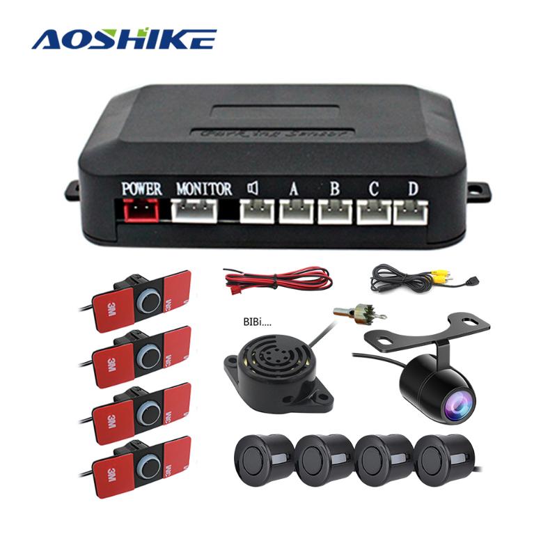 

AOSHIKE Car Parking Sensor For DVR Cam / Mulit Monitor / Disaplay Parking Radar Bumper Guard Back-up Universal