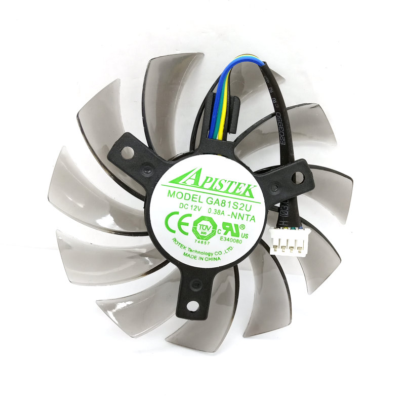 

New Original Cooling Fan GA81S2U NNTA DC12V 0.38A for EVGA ONDA GT430 GT440 GT630 Graphics Video Card