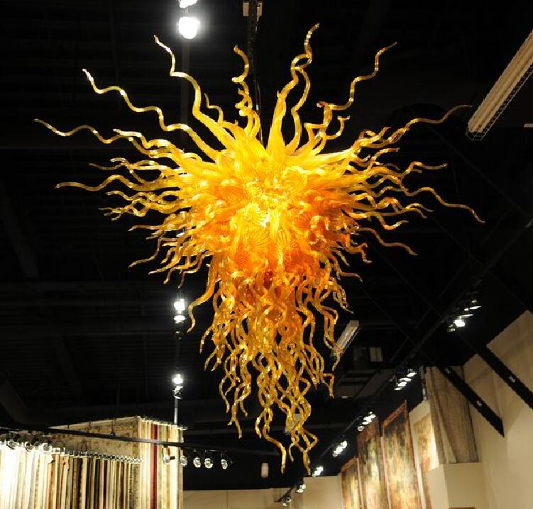 

Mosaic Pendant Lamps Home Decoration Hand Chandeliers Lights Salon LED Light AC 110v/240v Blown Glass Art Chandelier Lighting