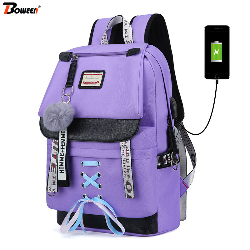 mochilas moradas