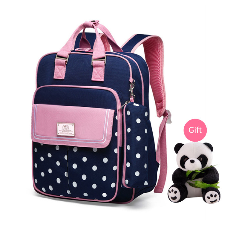 School Laptop Backpack For Women Lightweight Business Travel Pink Polka Dot Bag For Girls Cute College Personalized Trendy Brown Bookbag For Students
