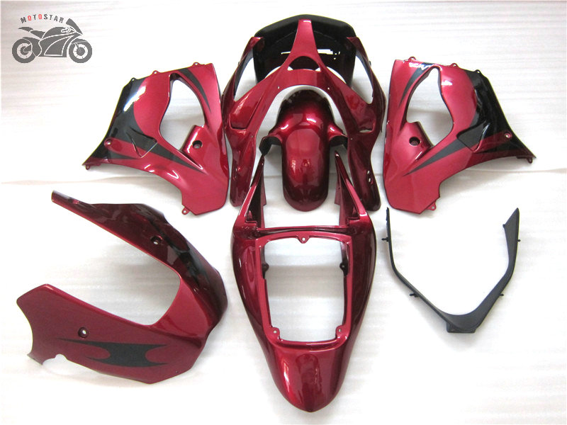 

Motorcycle fairings kit for Kawasaki Ninja 2002 2003 ZX-9R dark red road race Chinese fairing kits bodywork ZX9R ZX 9R 02 03, Same as the picture