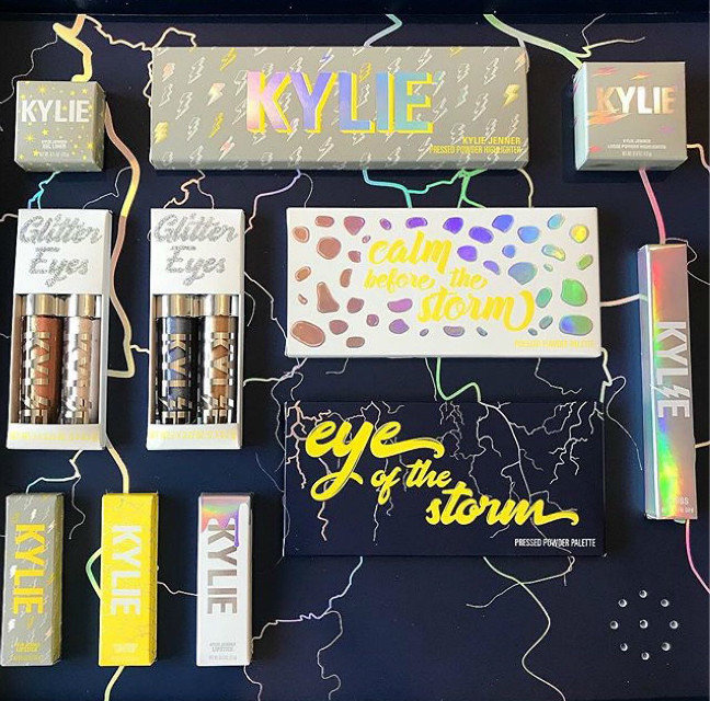 

Top Quality ! New Hot makeup Set the weather Collection Flash Glitter Gloss eyeshadow Highlighter Lipstick Storm Full set DHL shipping