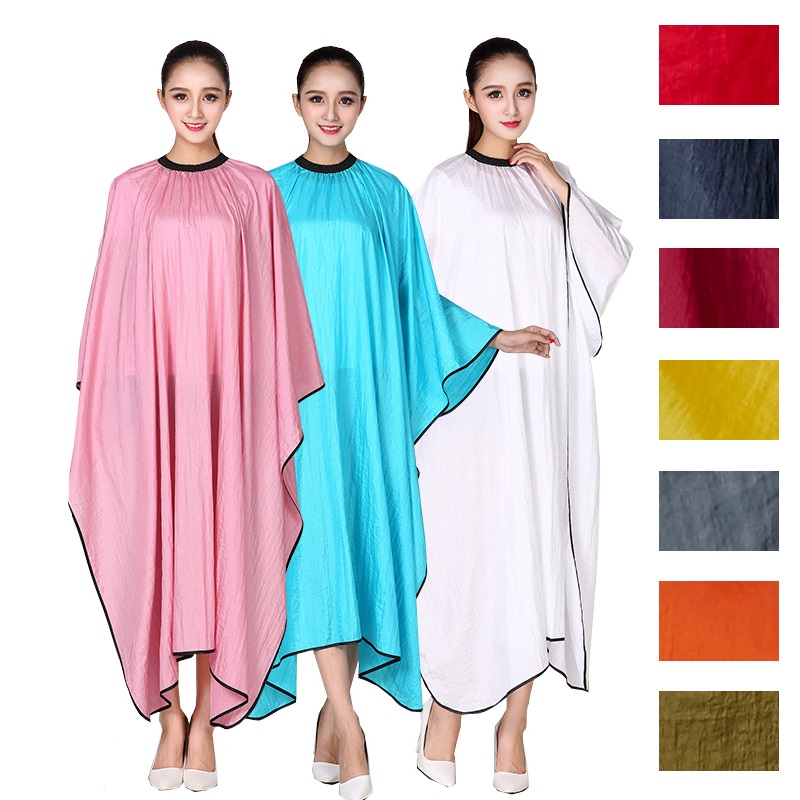 

Salon Professional Hair Styling Cape,Adult Hair Cutting Coloring Styling Waterproof Cape Meryl Spin Knit Hairdresser Wai Cloth Barber Gown