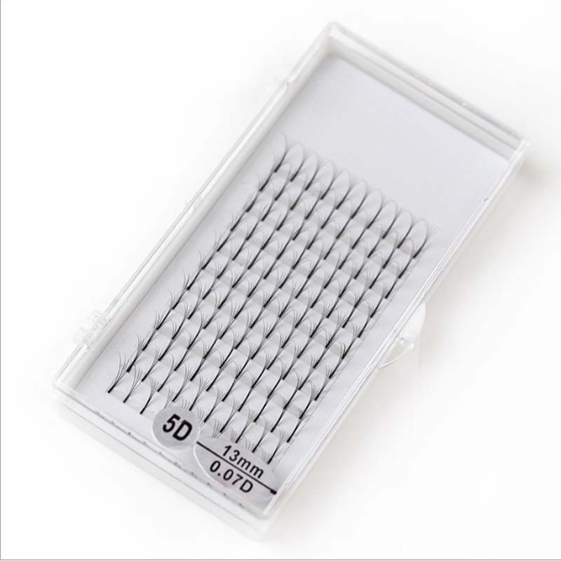 

0.07mm D Curl Flare Eyelashes 120 clusters Grafting 5D Individual False Eyelashes Extension 8-13mm Free Ship