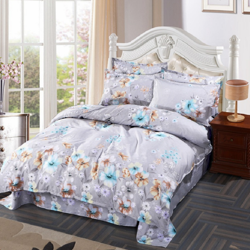 

NTZL 01 Ultratex Home Textile Printed Multi Color Multi Sizes Comfortable Brushed Suede Bedding Sets Duvet Cover Bed Sheet Pillo, 003