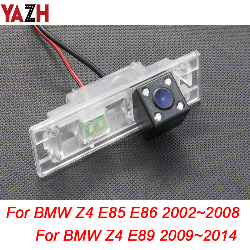 

YAZH For Z4 E85 E86 E89 2002~2014 Car Rear View Camera Parking Reverse Camera HD CCD Backup LED Night Vision