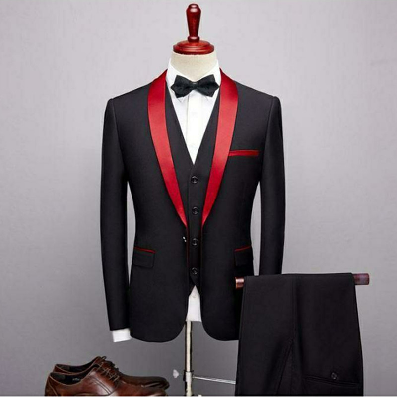 

New Style Custom Made One Button Slim Fit Light Grey Groom Tuxedos Side Slit Groomsmen Men Wedding/Dinner Suits(Jacket+Pants+Tie+Vest), Same as image