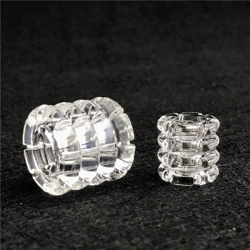 

New Quartz Diamond Knot Insert with 4 Turns Core Reactor 15mm 20mm 25mm for L XL XXL Domeless Quartz Banger Insert