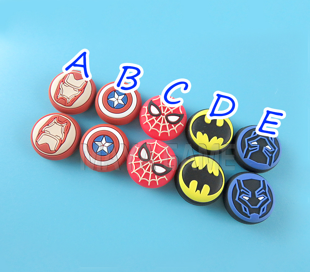 

Replacement Silicone Analog Controller Thumb Stick Grips Caps Covers for Xbox360/Xbox One/PS3/PS4 NS Pro Controller