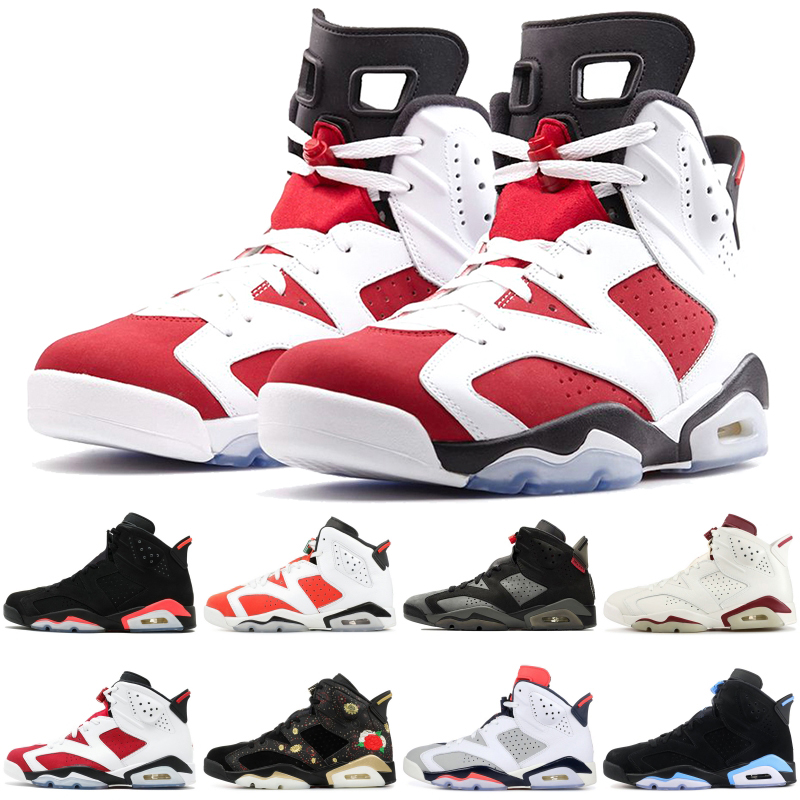 

Wholesale 6s basketball shoes men Reflective Silver Flight Nostalgia 6 VI Classic UNC black blue white sports sneakers trainers outdoor, 11 golden harvest