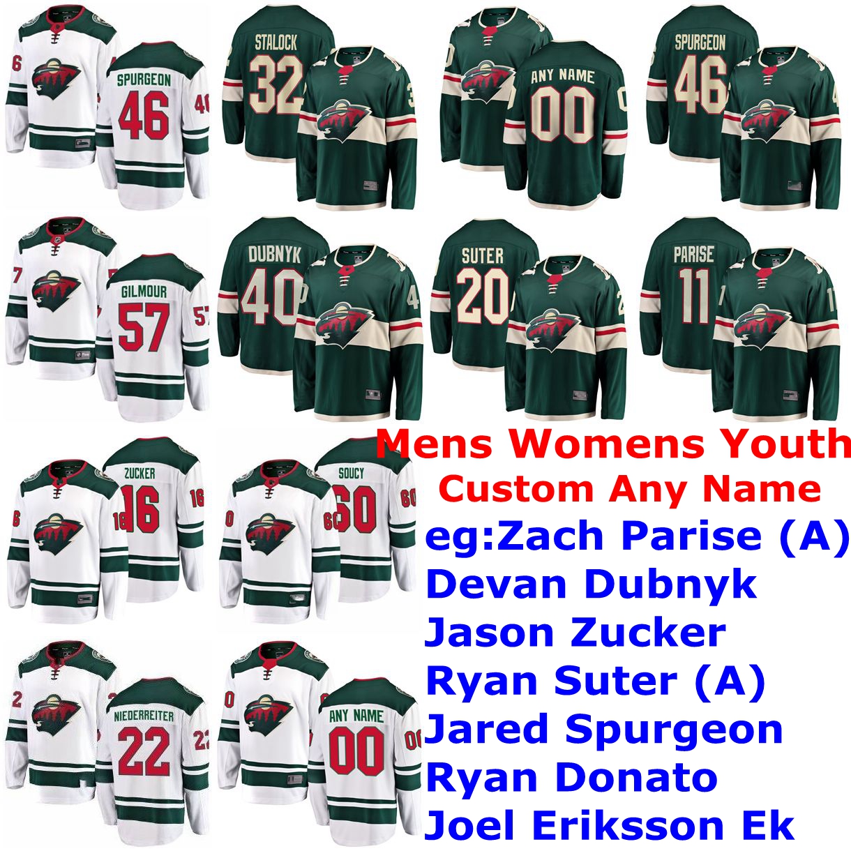 wild hockey jerseys sale