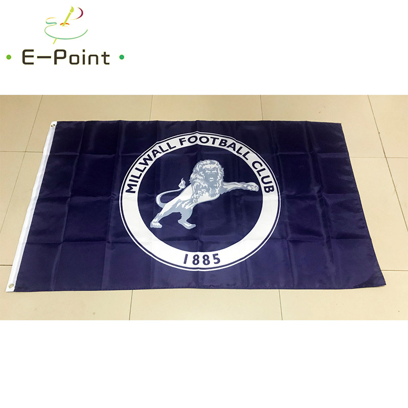 

England Millwall FC 3 5ft 90cm 150cm Polyester EPL flag Banner decoration flying home & garden flags Festive gifts266W