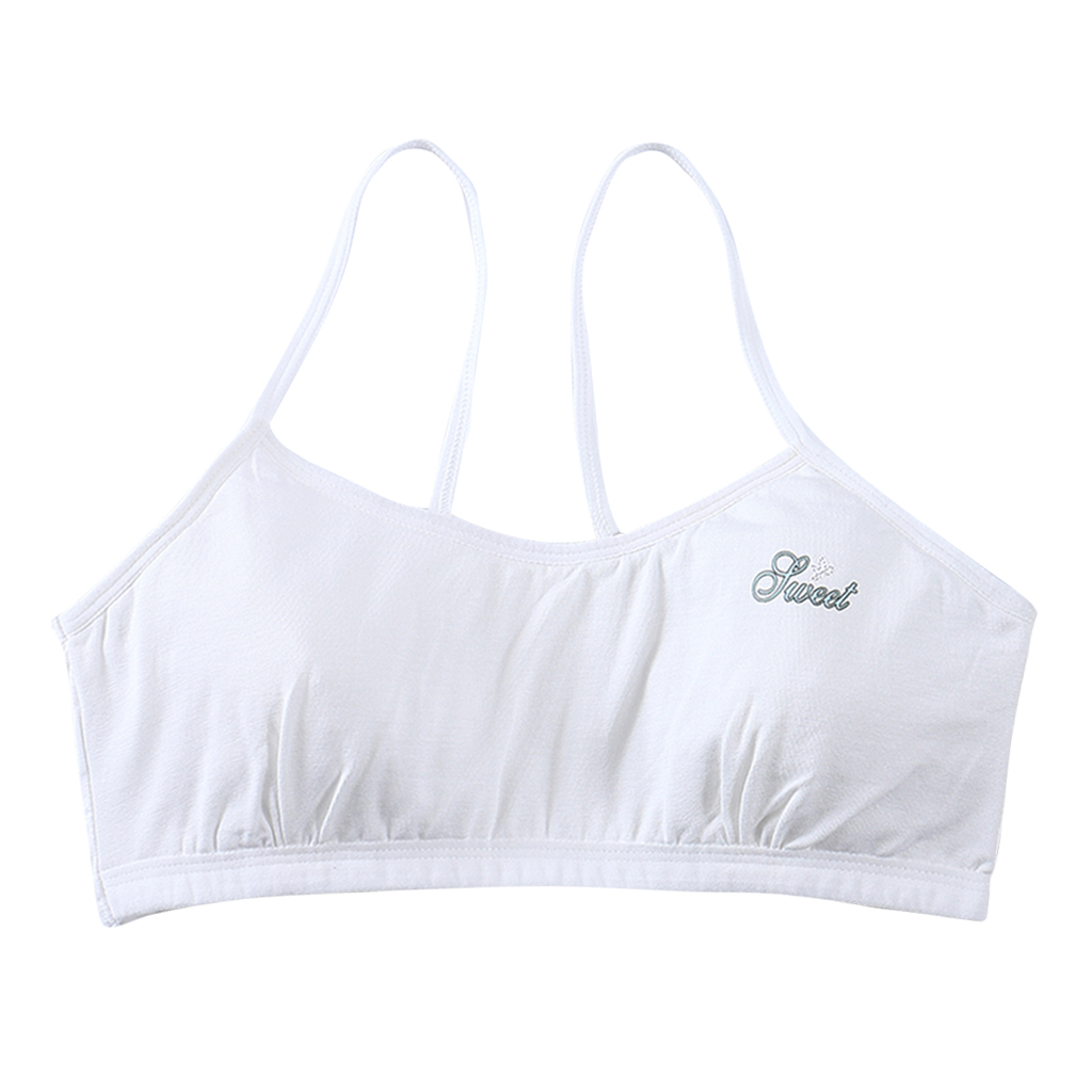

Girl's Soft Breathable Bra Training Bra Stretchy Sports Yoga Bra Fitness