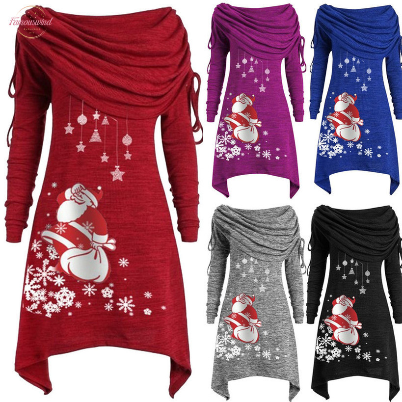plus size ladies christmas tunics