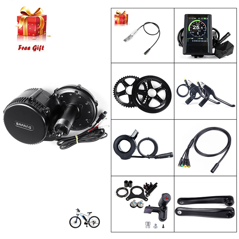 

2019 New Version Bafang BBS BBS02B 48V 750W Mid Drive Motor Electric Bike Motor conversion kit with eBike USB Programming Cable
