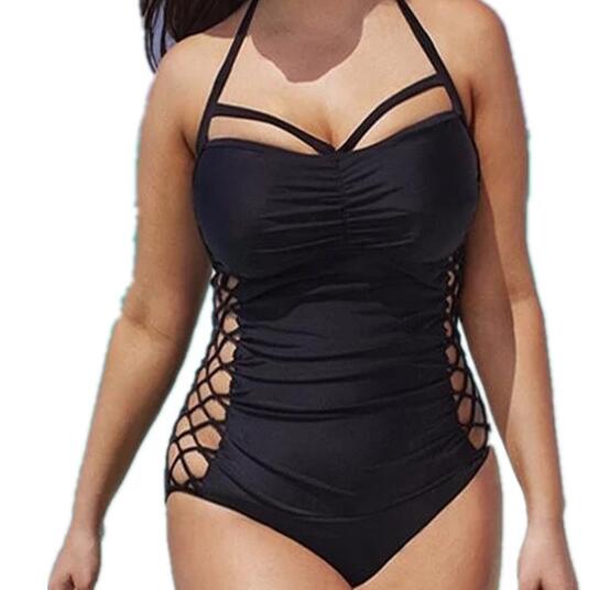 

fashion Designer plus Big sport swimming women's solid color multi rope Feipo large high waist Bikinis 2023 Bikini Sets Triangle Sexy wear