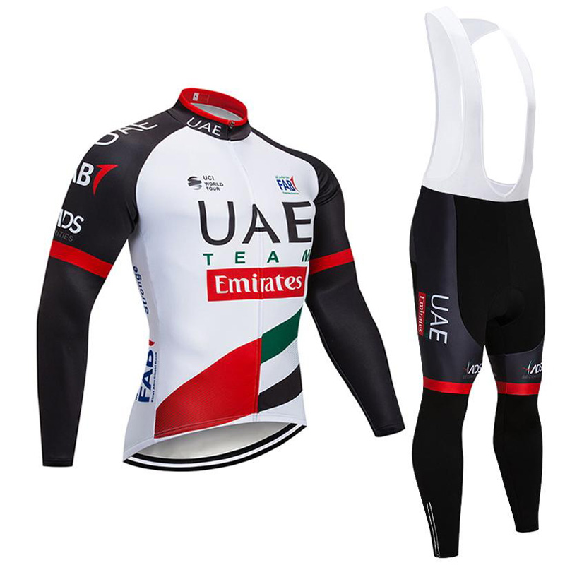 

2020 Men Cycling Jersey Bib Long pants Set MTB Bicycle outdoor sport Cycling Clothing Long Sleeve Ropa Ciclismo hombre K041504, Long sleeve jersey