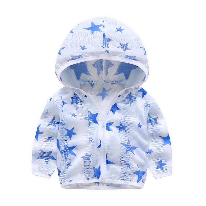 

2020 Summer Children's Hooded Sun Protection Clothing Outwear Long Sleeved Air Conditioning Shirt Baby Boy Girl Clothes Hoodies, Fsy-wt-06