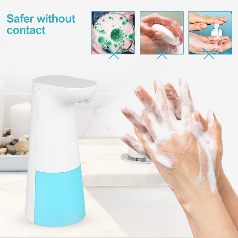 

New Blue Touchless Bathroom Dispenser Smart Sensor Liquid Soap Dispenser For Kitchen Hand Free Automatic Soap