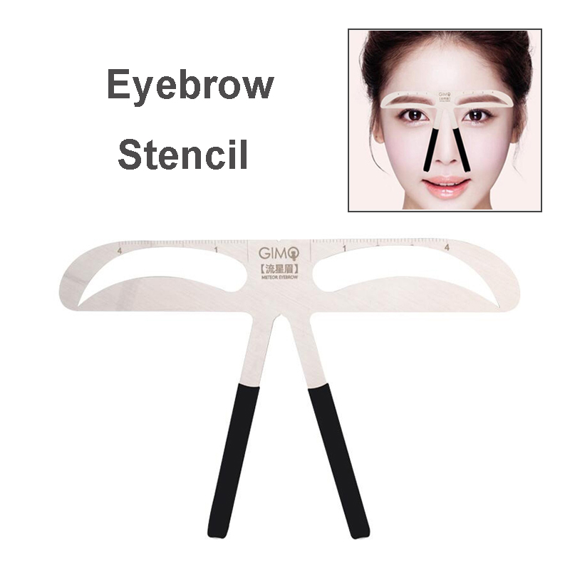 

Stainless Steel Microblading Eyebrow Ruler Permanent Makeup Accessories Tattoo Supplies Wholesale 3D Eyebrow Shaping Stencil Measuring Tools