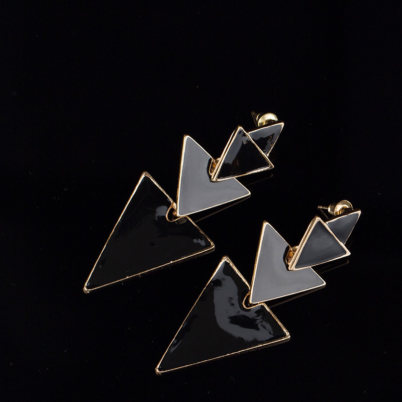 

Ornaments Alloy Roast Lacquer Ear Nail Multicolor Earrings Competitive Products Earring